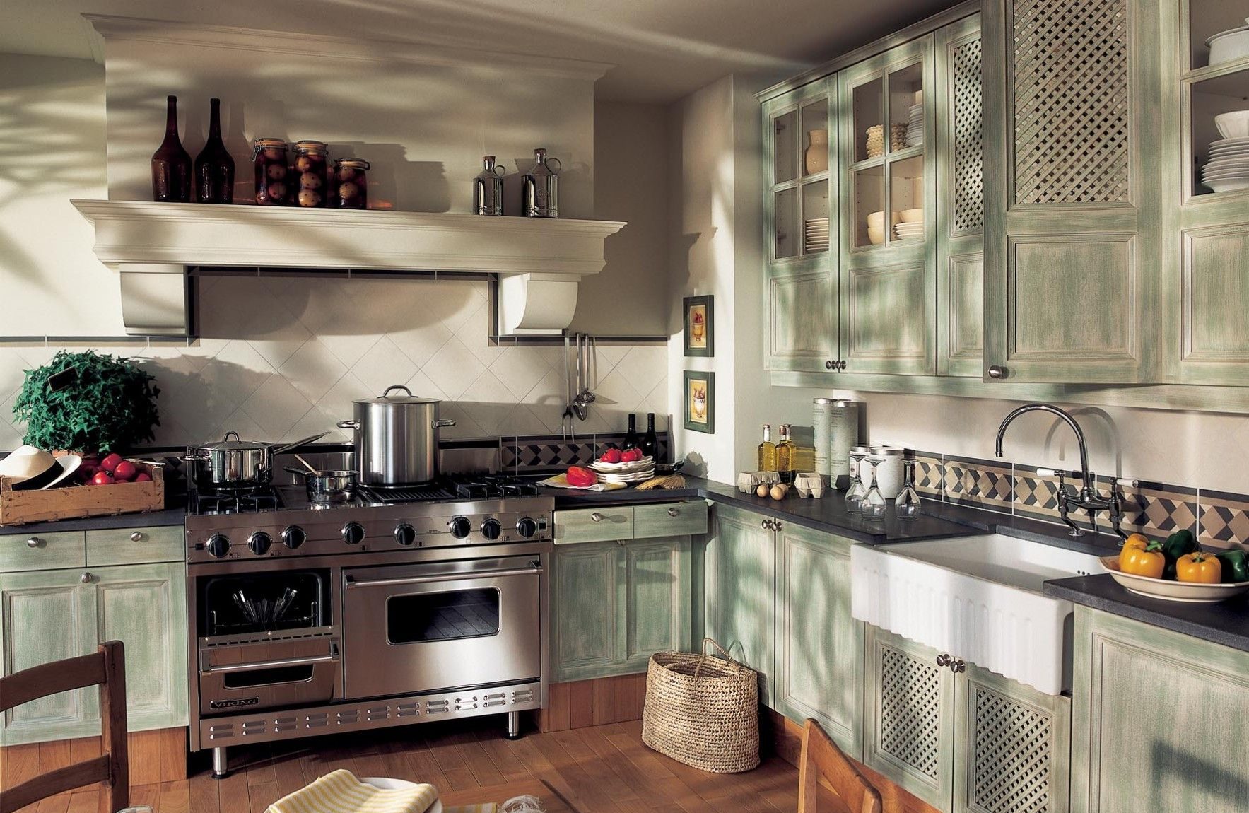 cuisine provencale design pose de cuisine installation experimentée